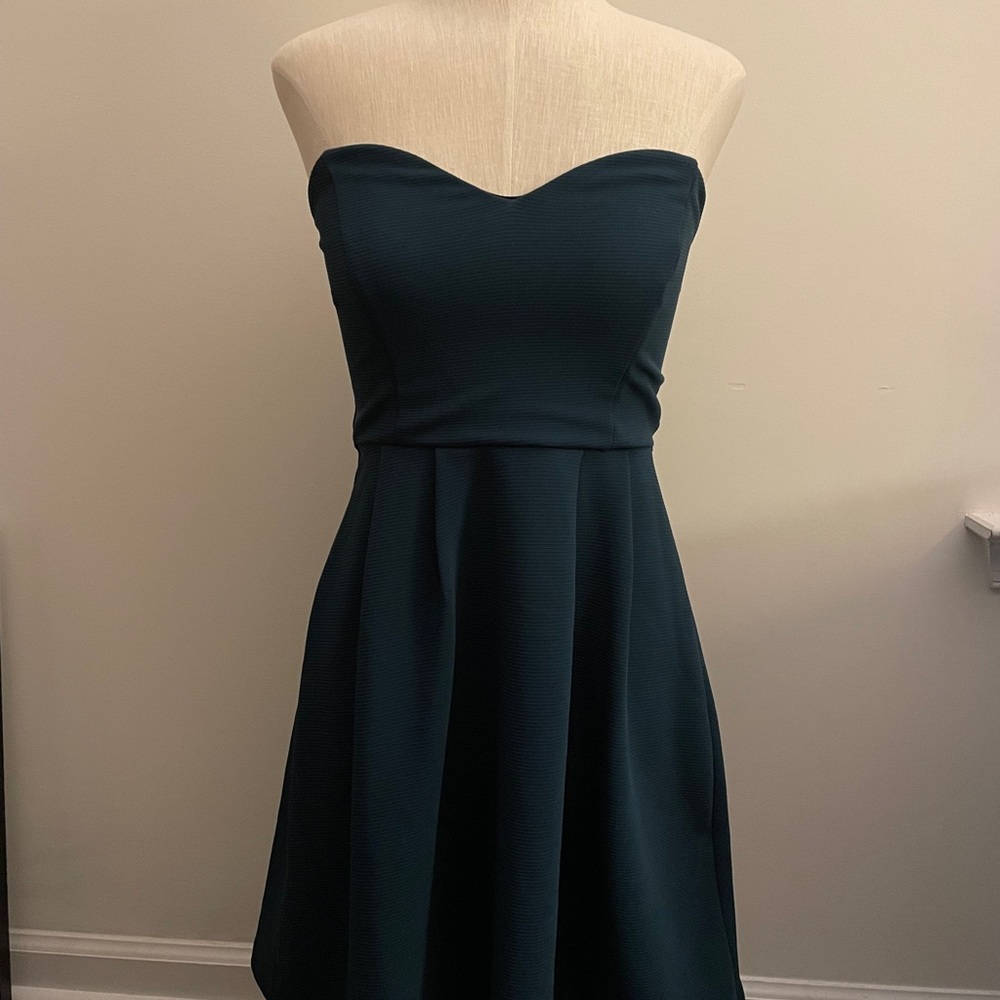 Forever 21 Mini Strapless Cocktail Dress